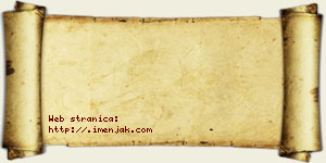 Jovana Eršević vizit kartica